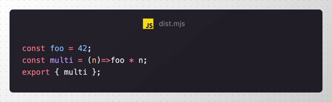 Clean ESM output